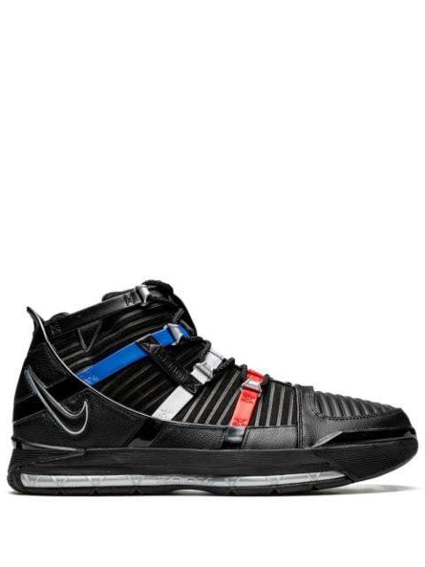 LeBron 3 "The Shop - Black/Red" sneakers by NIKE
