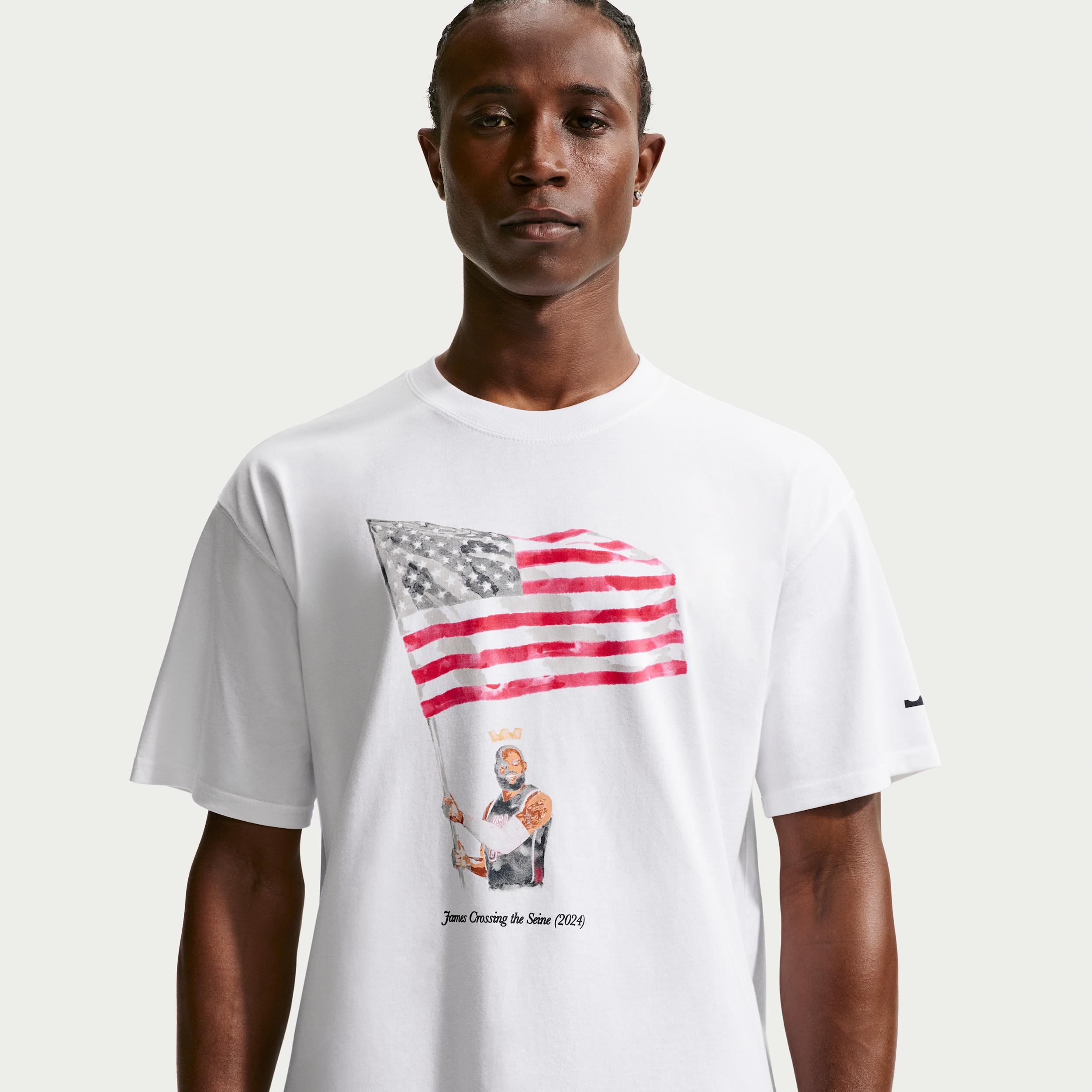 LeBron "Old Glory" Nike Men's Basketball T-Shirt by NIKE