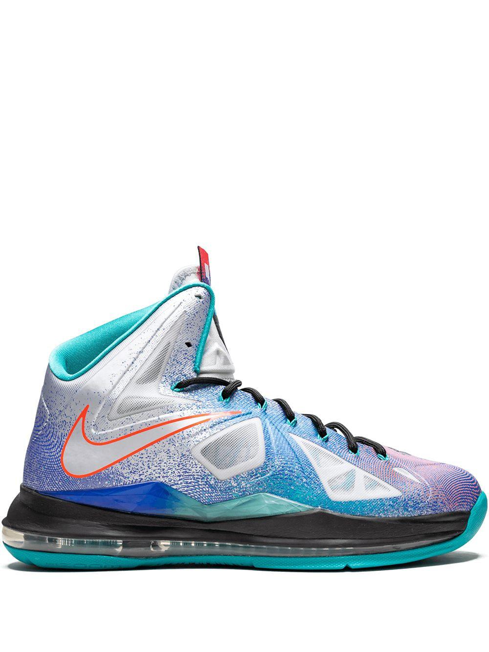 Lebron 10 hi-top sneakers by NIKE