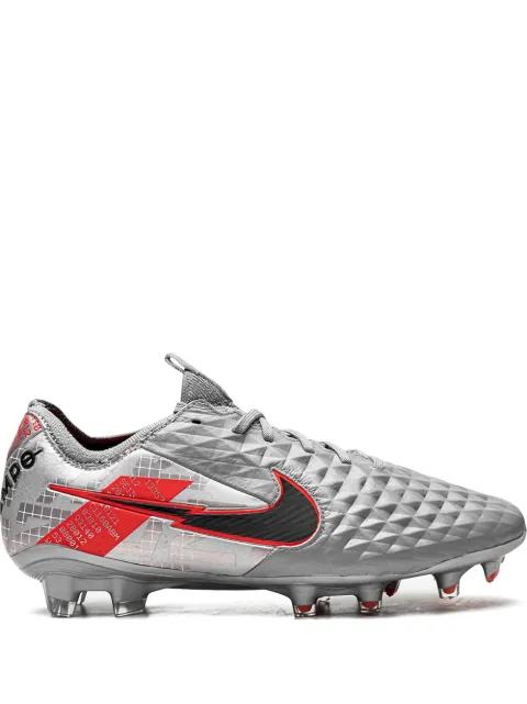 Legend 8 Elite FG "Metallic Bomber Grey/Black" sneakers by NIKE