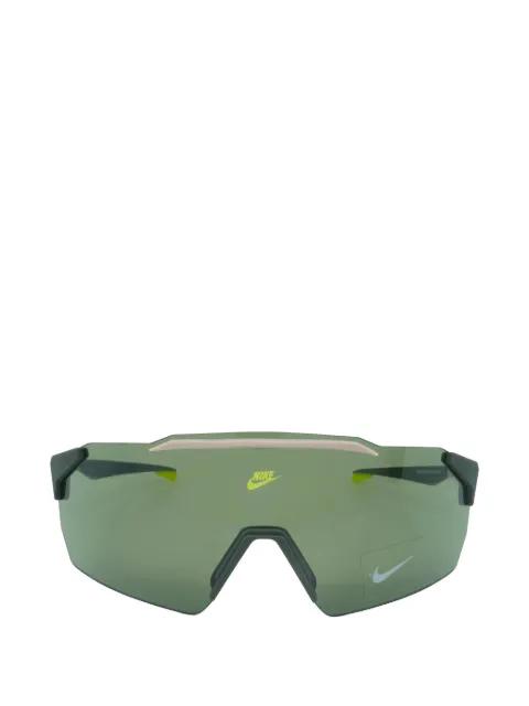 Limitless Shield geometric-frame sunglasses by NIKE