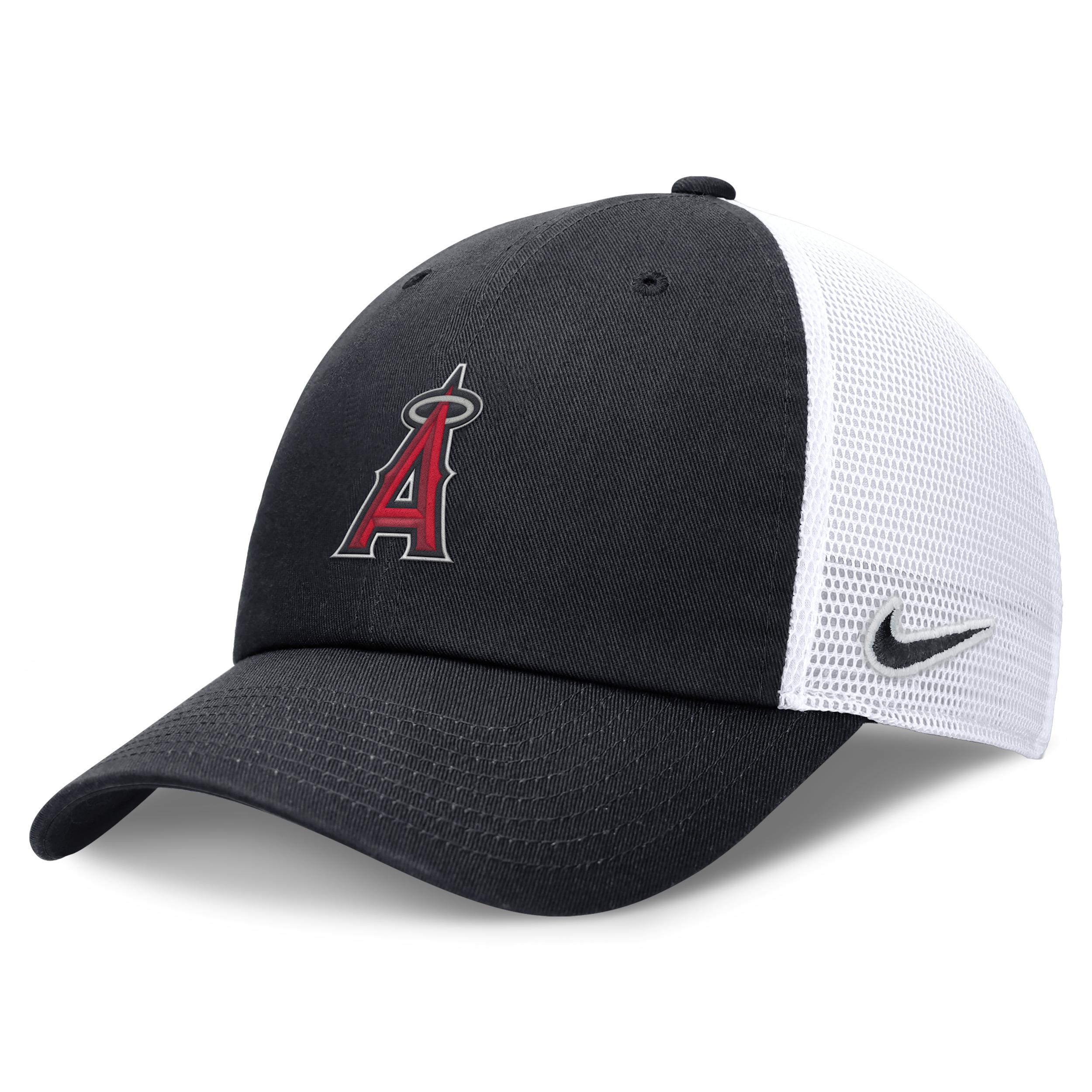 Los Angeles Angels Evergreen Club Nike Men's MLB Trucker Adjustable Hat by NIKE