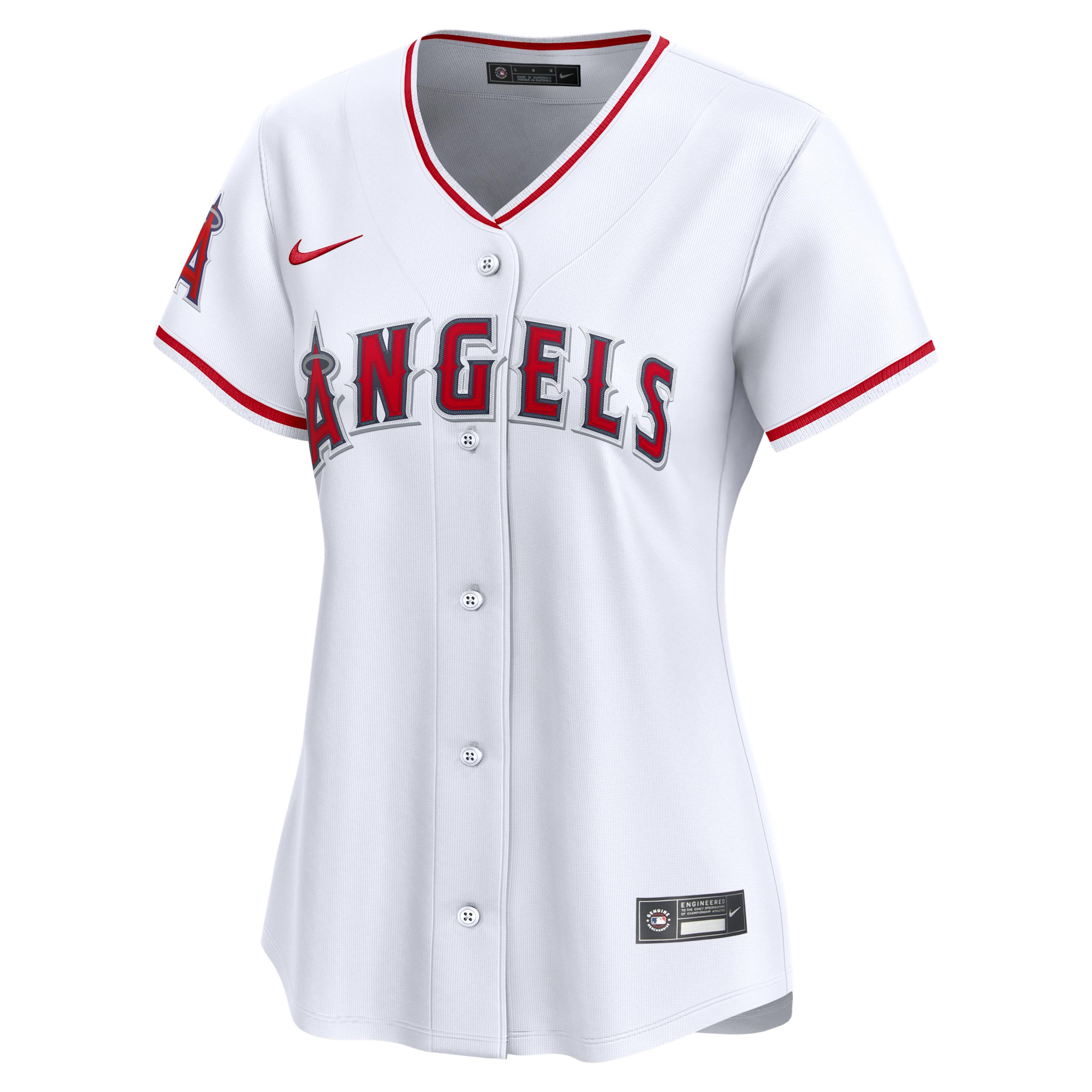 Los Angeles Angels Womenâs Nike Women's Dri-FIT ADV MLB Limited Jersey by NIKE Los Angeles Angels Womenâs Nike Women's Dri-FIT ADV MLB Limited Jersey by NIKE