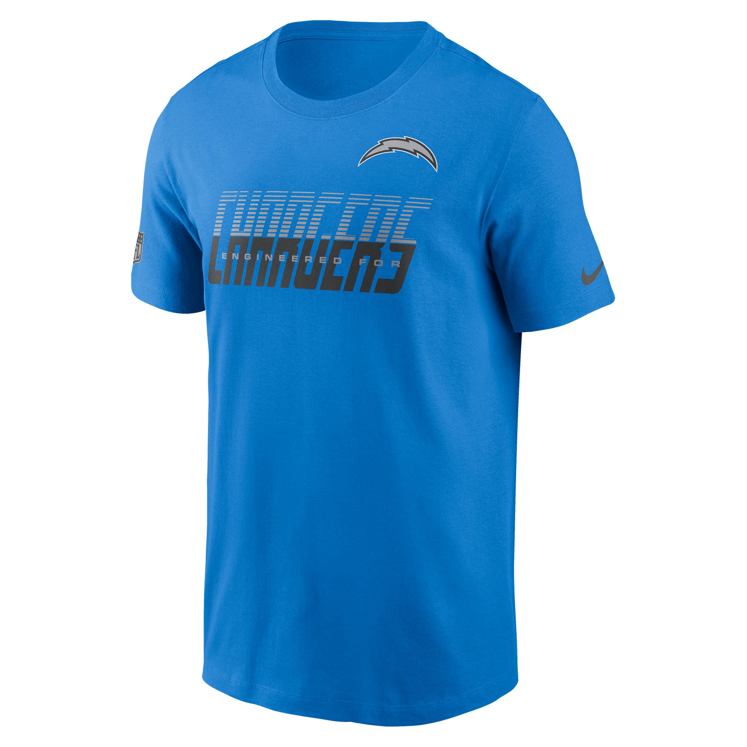 Los Angeles Chargers Sideline Team Issue Nike Men's Dri-FIT NFL T-Shirt by NIKE