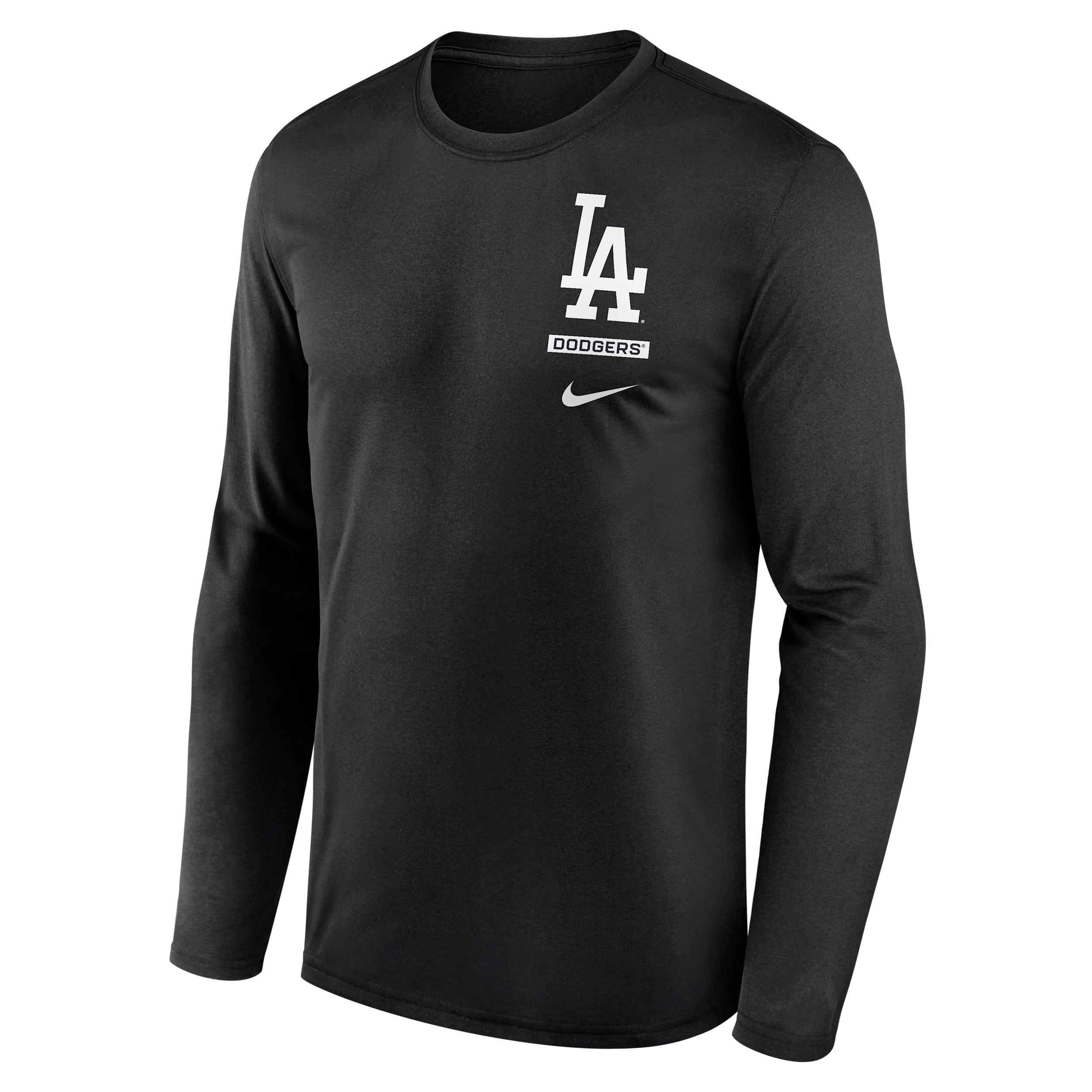 Los Angeles Dodgers 2-Hit Legend Nike Men's Dri-FIT MLB Long-Sleeve T-Shirt by NIKE