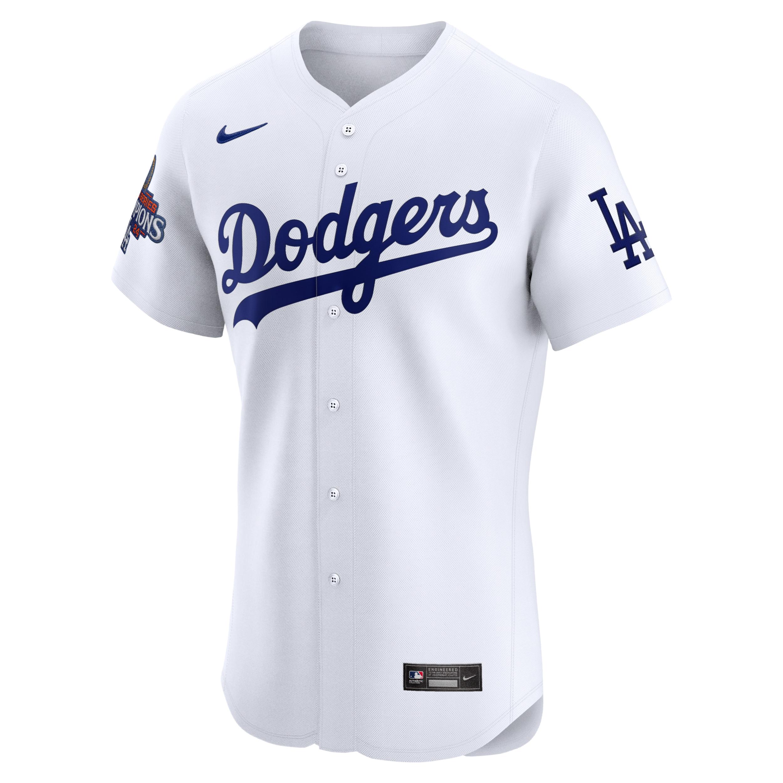 Los Angeles Dodgers 2024 World Series Champions Nike Men's Dri-FIT ADV MLB Elite Jersey by NIKE