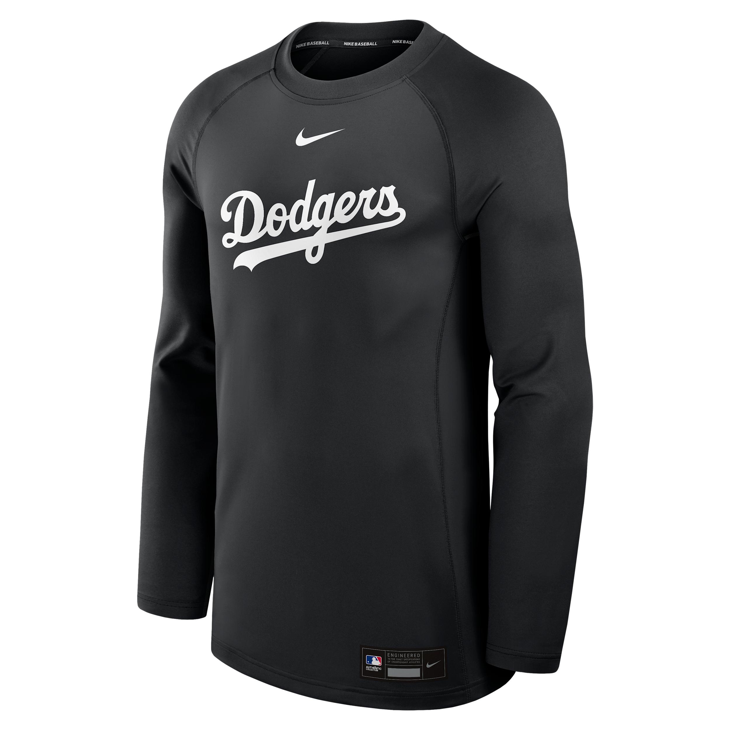 Los Angeles Dodgers Authentic Collection Game Time Nike Men's Dri-FIT MLB Long-Sleeve T-Shirt by NIKE