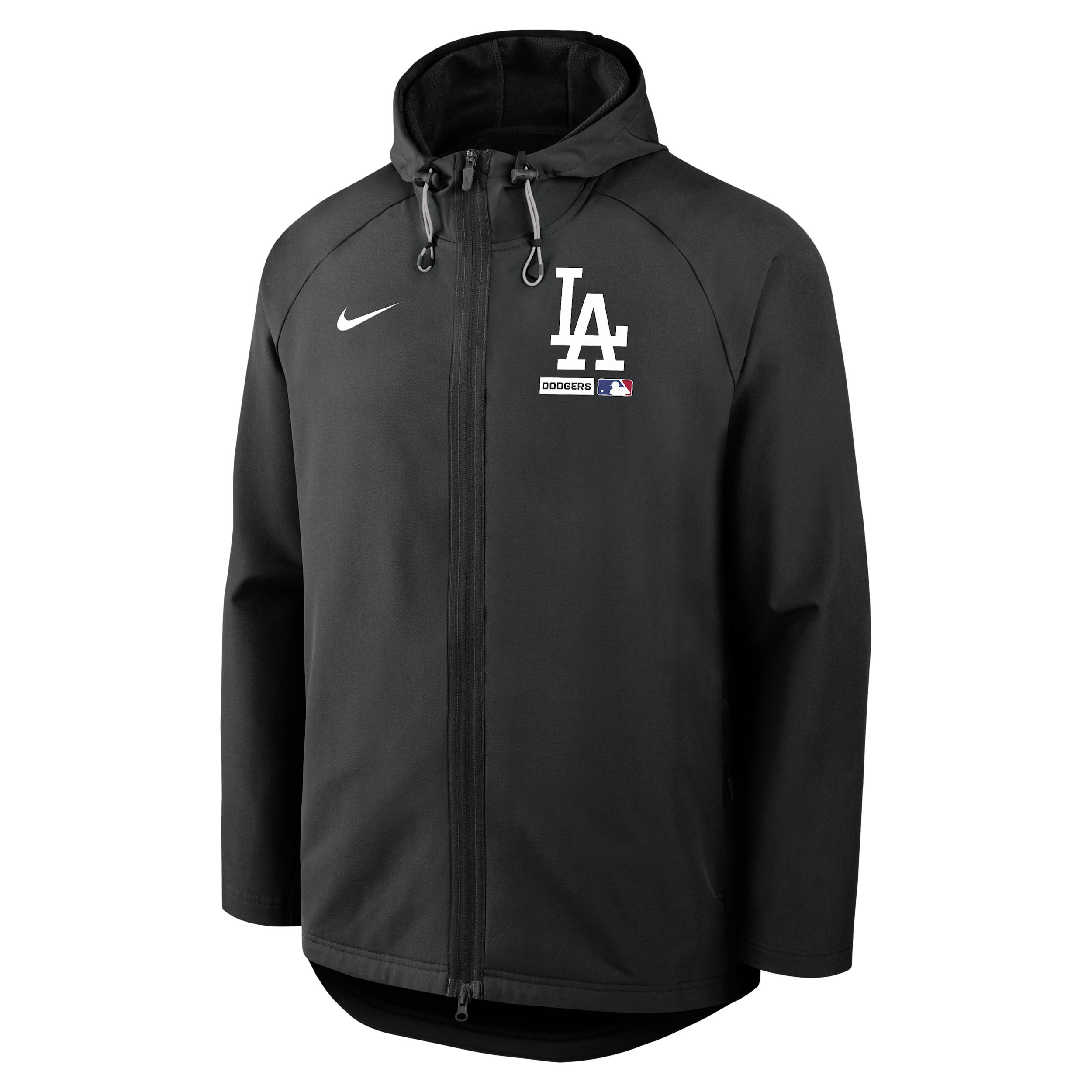 Los Angeles Dodgers Authentic Collection Nike Men's Therma-FIT MLB Full-Zip Hooded Jacket by NIKE