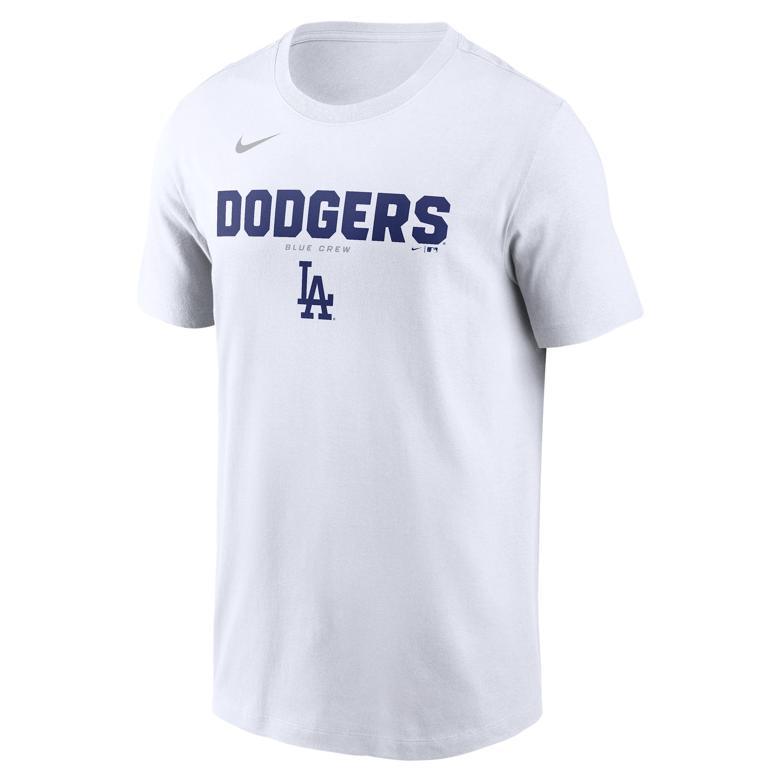 Los Angeles Dodgers Bold Team Name Nike Men's MLB T-Shirt by NIKE