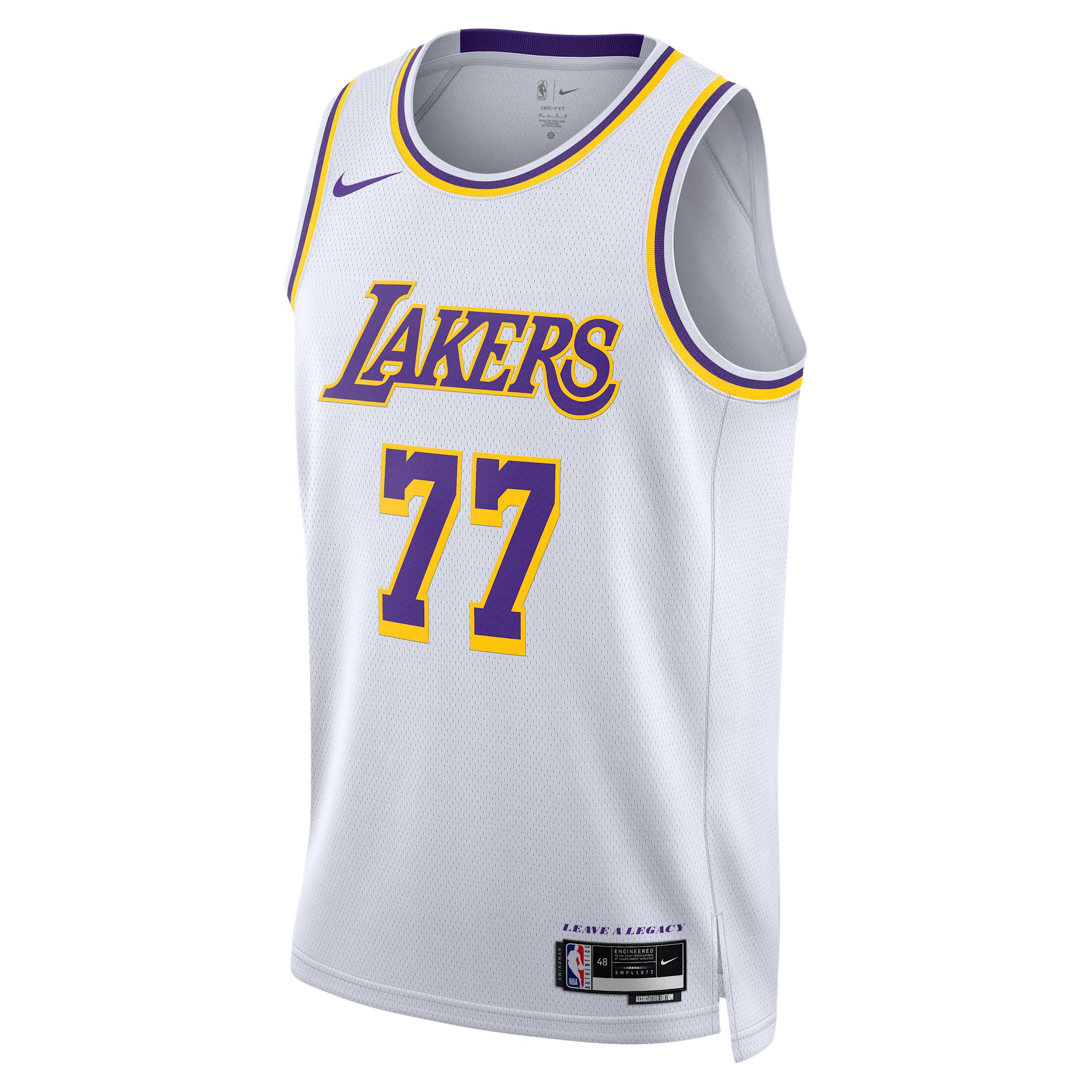 Los Angeles Lakers Association Edition Nike Men's Dri-FIT NBA Swingman Jersey by NIKE
