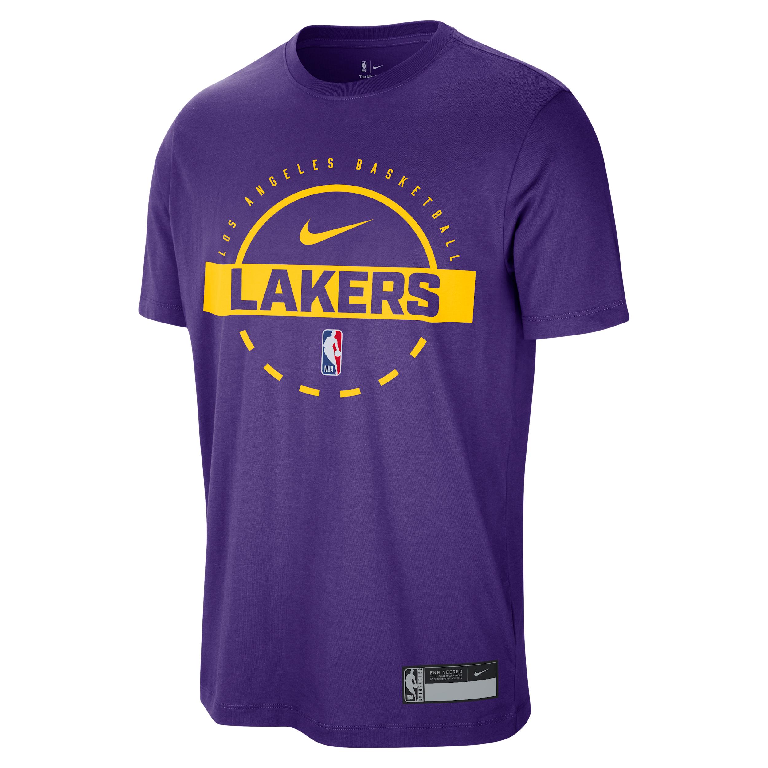 Los Angeles Lakers Authentics Nike Men's Dri-FIT NBA Practice T-Shirt by NIKE
