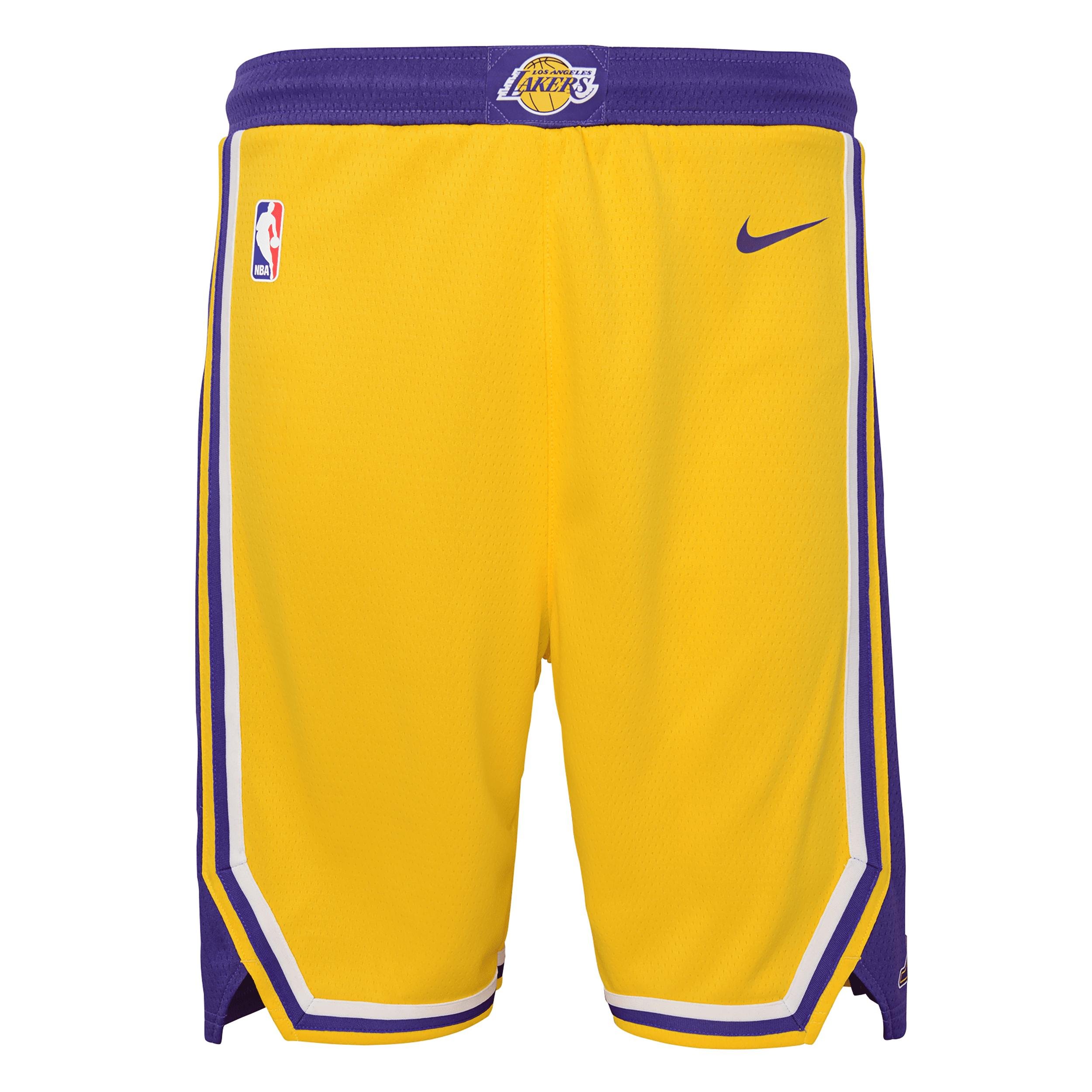 Los Angeles Lakers Icon Edition Big Kids' Nike Dri-FIT NBA Swingman Shorts by NIKE