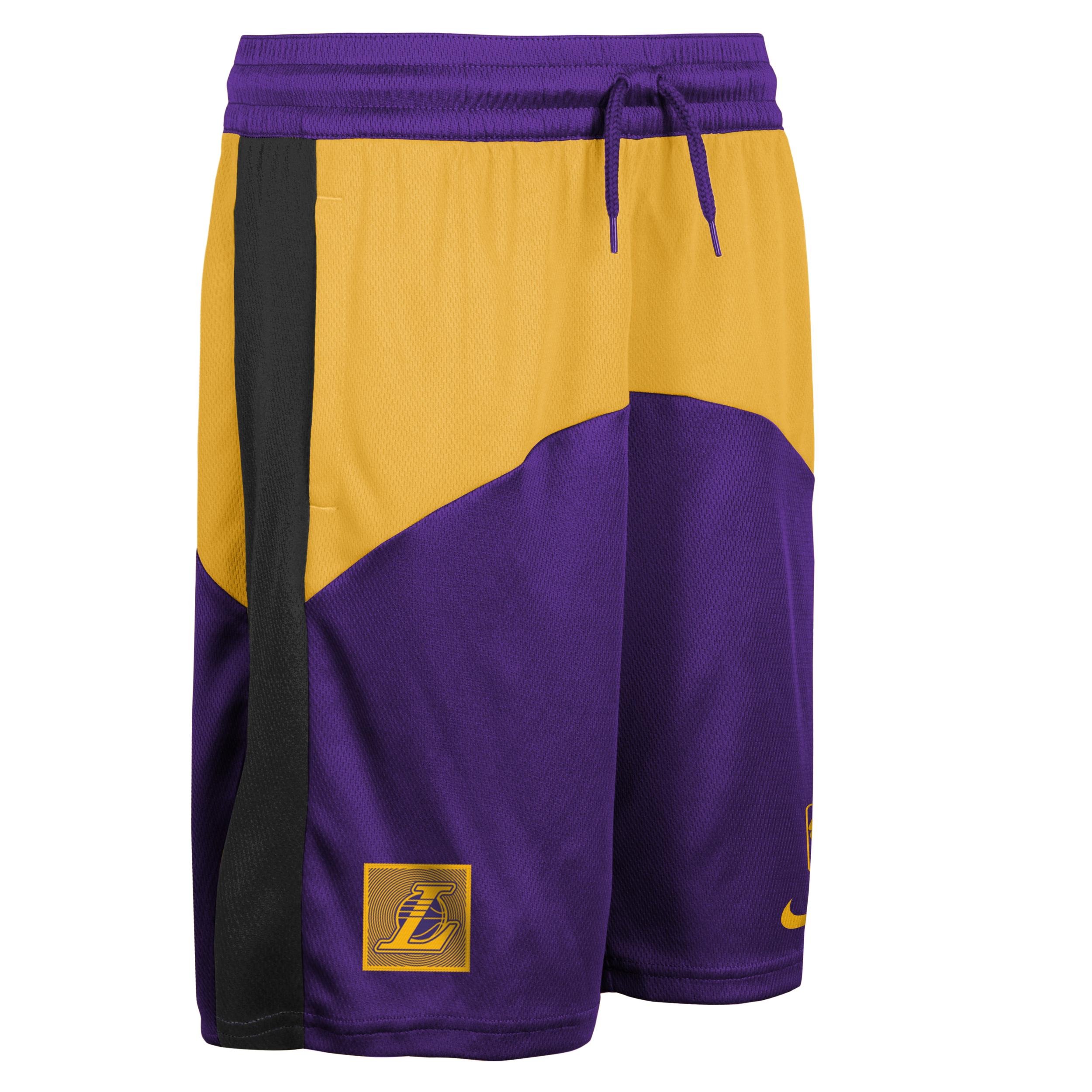 Los Angeles Lakers Starting 5 Big Kids' Nike Dri-FIT NBA Shorts by NIKE
