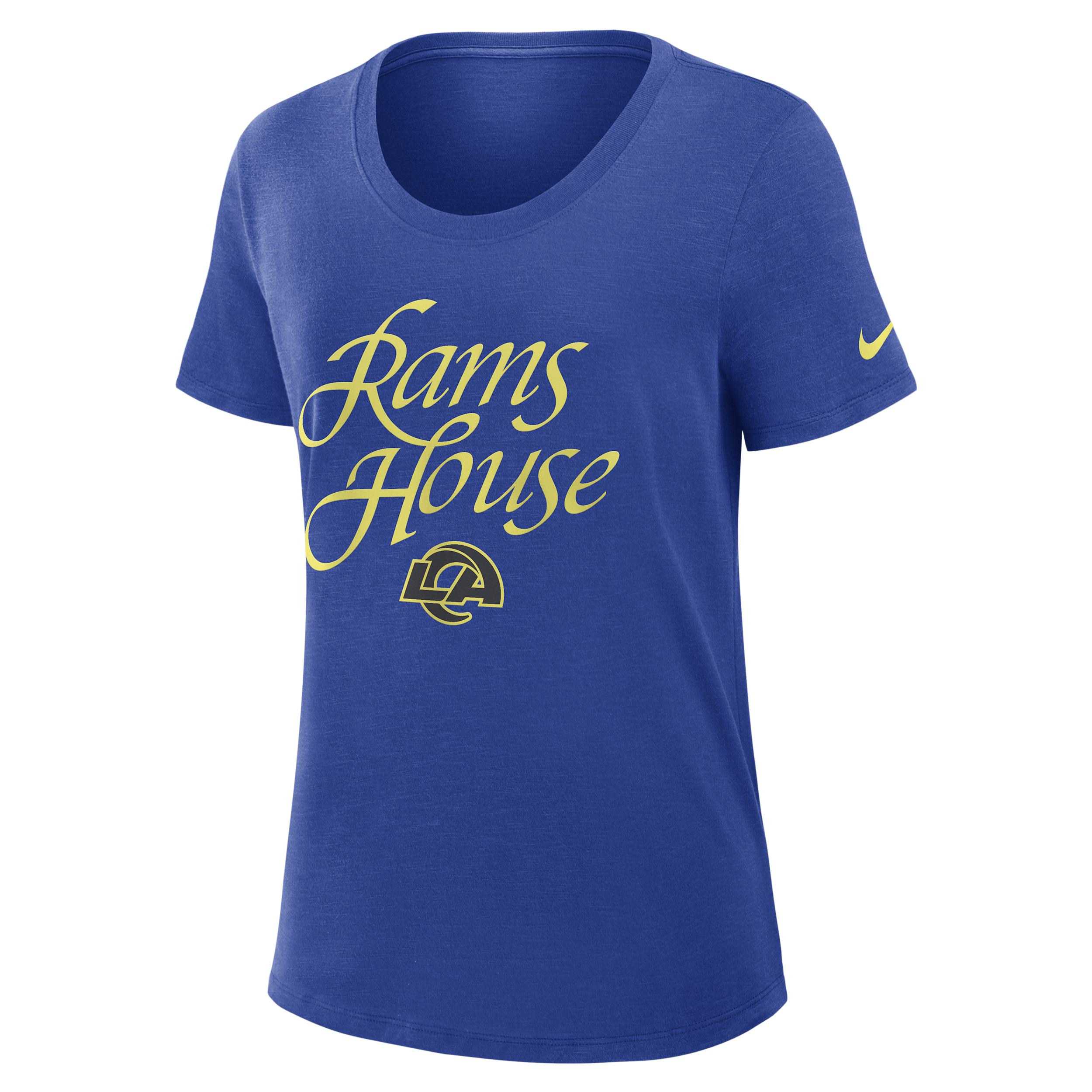 Los Angeles Rams Rivalries Collection Slub Nike Women's Dri-FIT NFL T-Shirt by NIKE