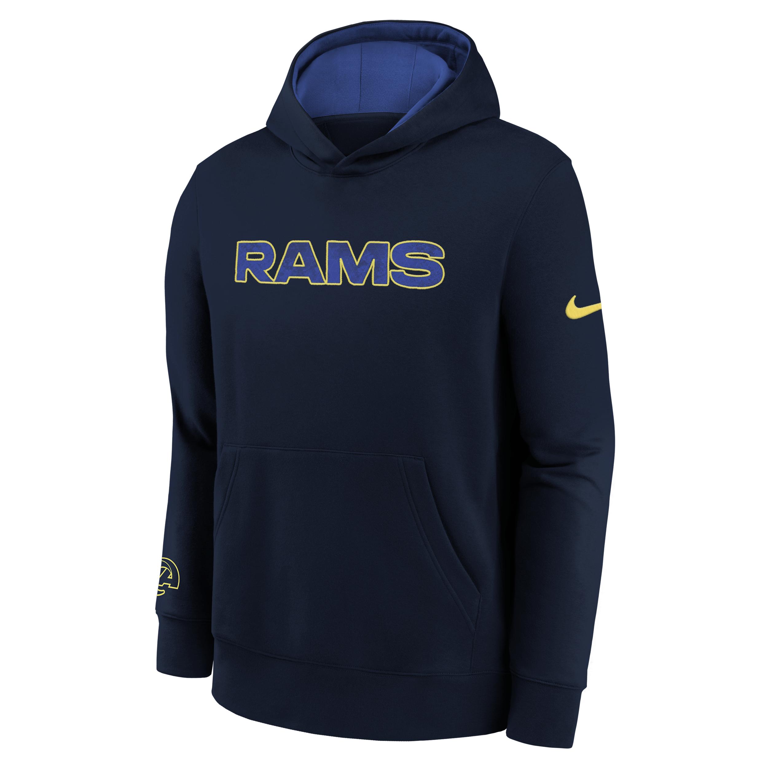 Los Angeles Rams Rivalry Club Big Kids' Nike NFL Pullover Hoodie by NIKE