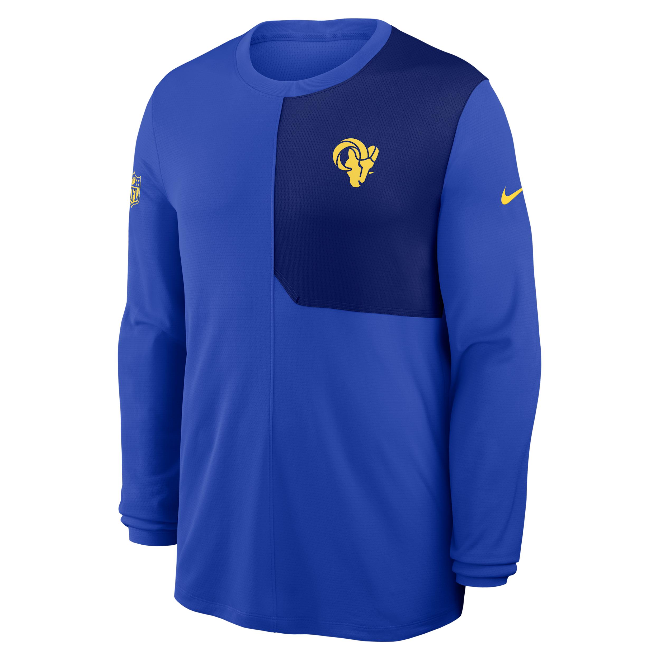 Los Angeles Rams Sideline Coach Nike Men's Dri-FIT NFL Long-Sleeve Top by NIKE