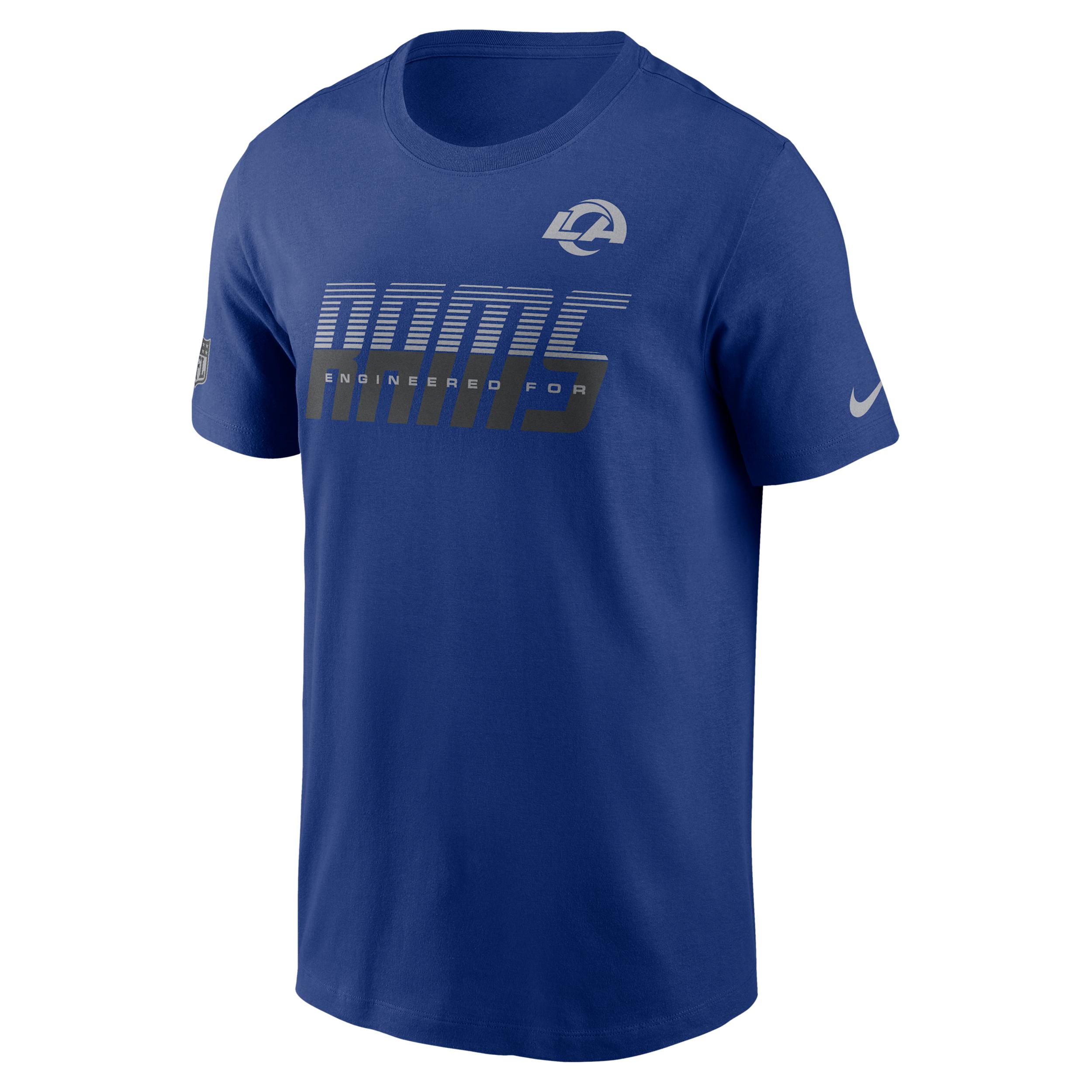 Los Angeles Rams Sideline Team Issue Nike Men's Dri-FIT NFL T-Shirt by NIKE