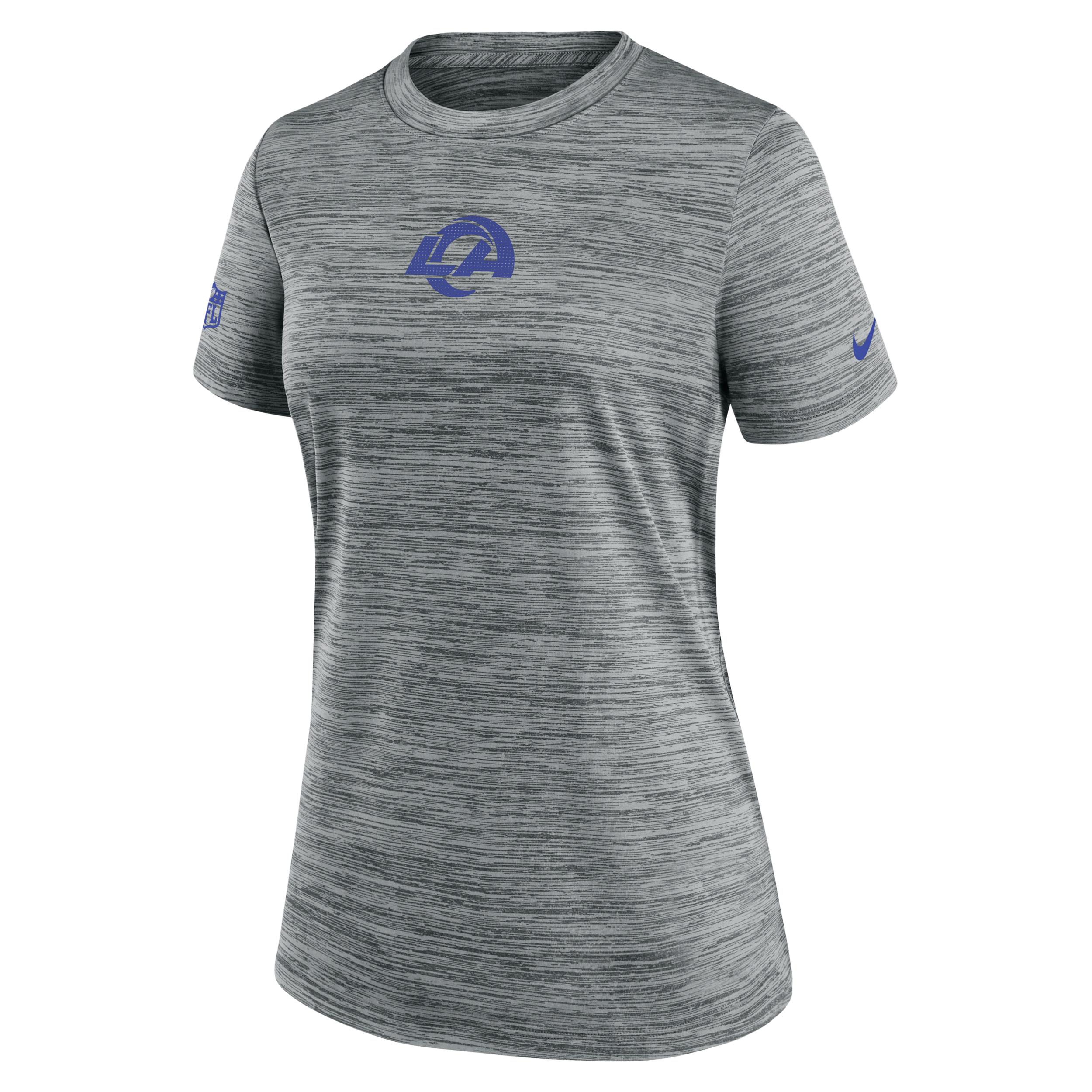 Los Angeles Rams Sideline Team Issue Velocity Nike Women's Dri-FIT NFL T-Shirt by NIKE