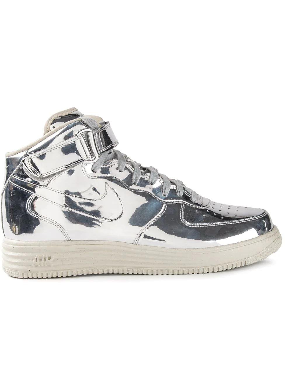 Lunar Force 1 Mid SP "Liquid Silver" sneakers by NIKE