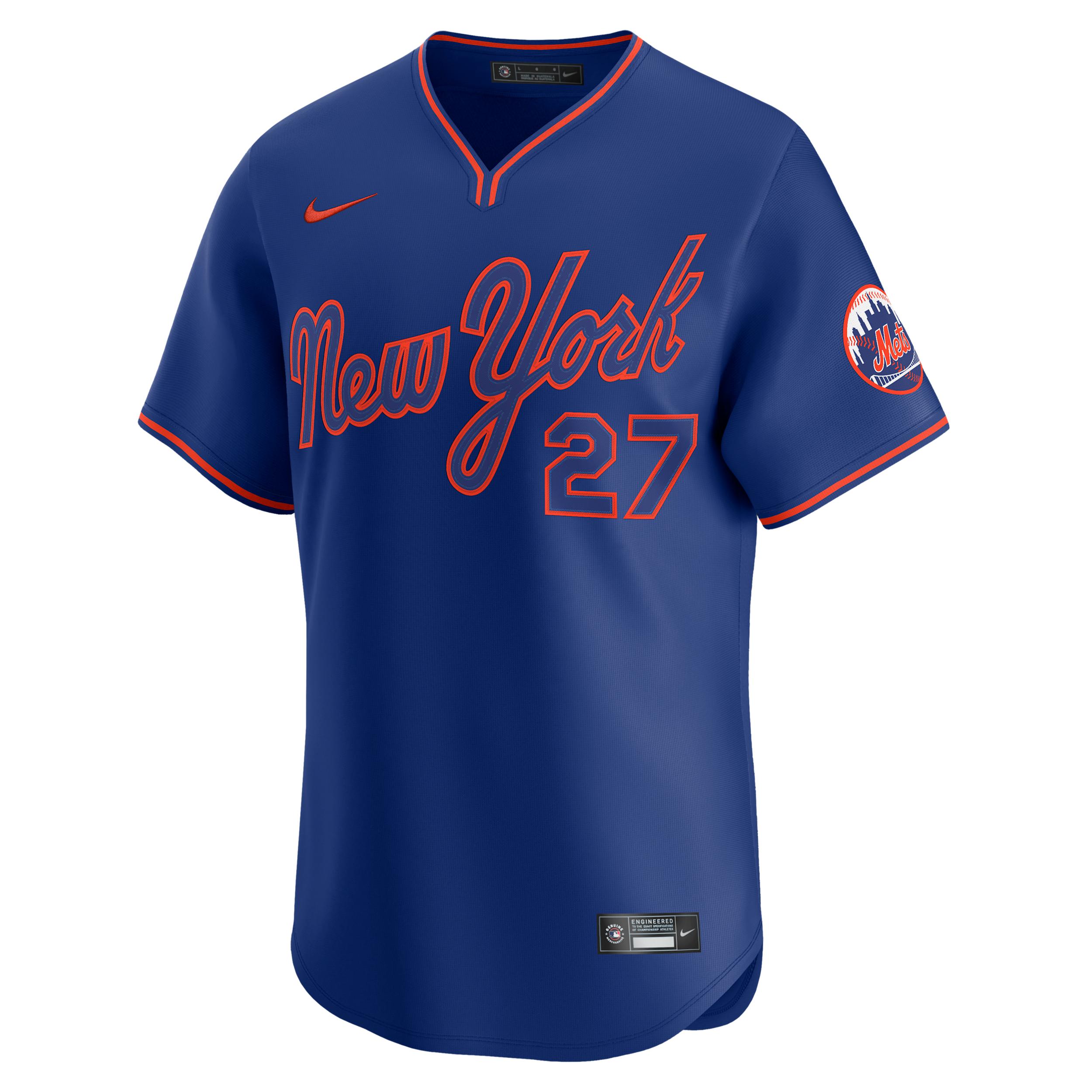 Mark Vientos New York Mets Nike Men's Dri-FIT MLB Limited Jersey by NIKE