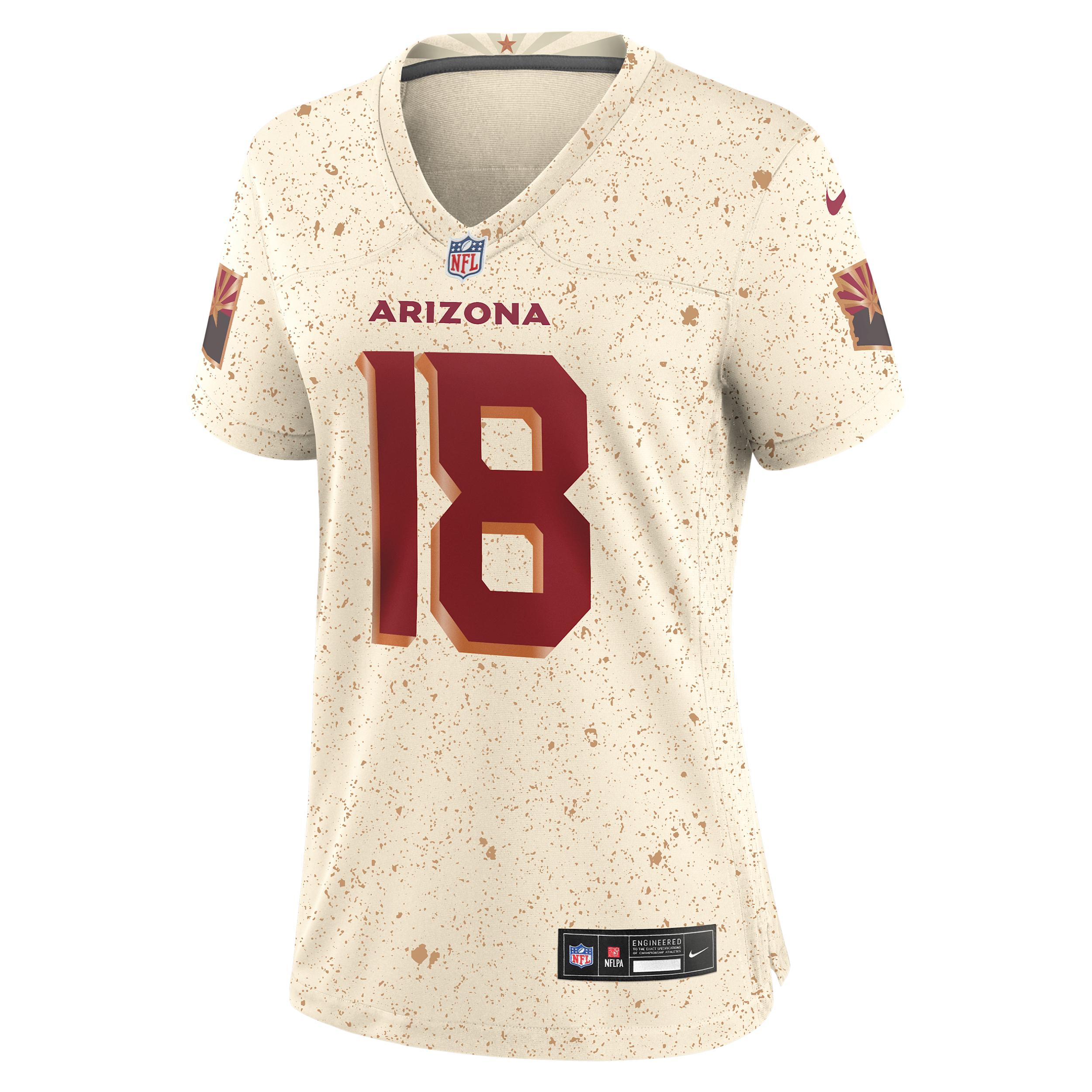 Marvin Harrison Jr. Arizona Cardinals Rivalries Collection Womenâs Nike Women's NFL Game Jersey by NIKE