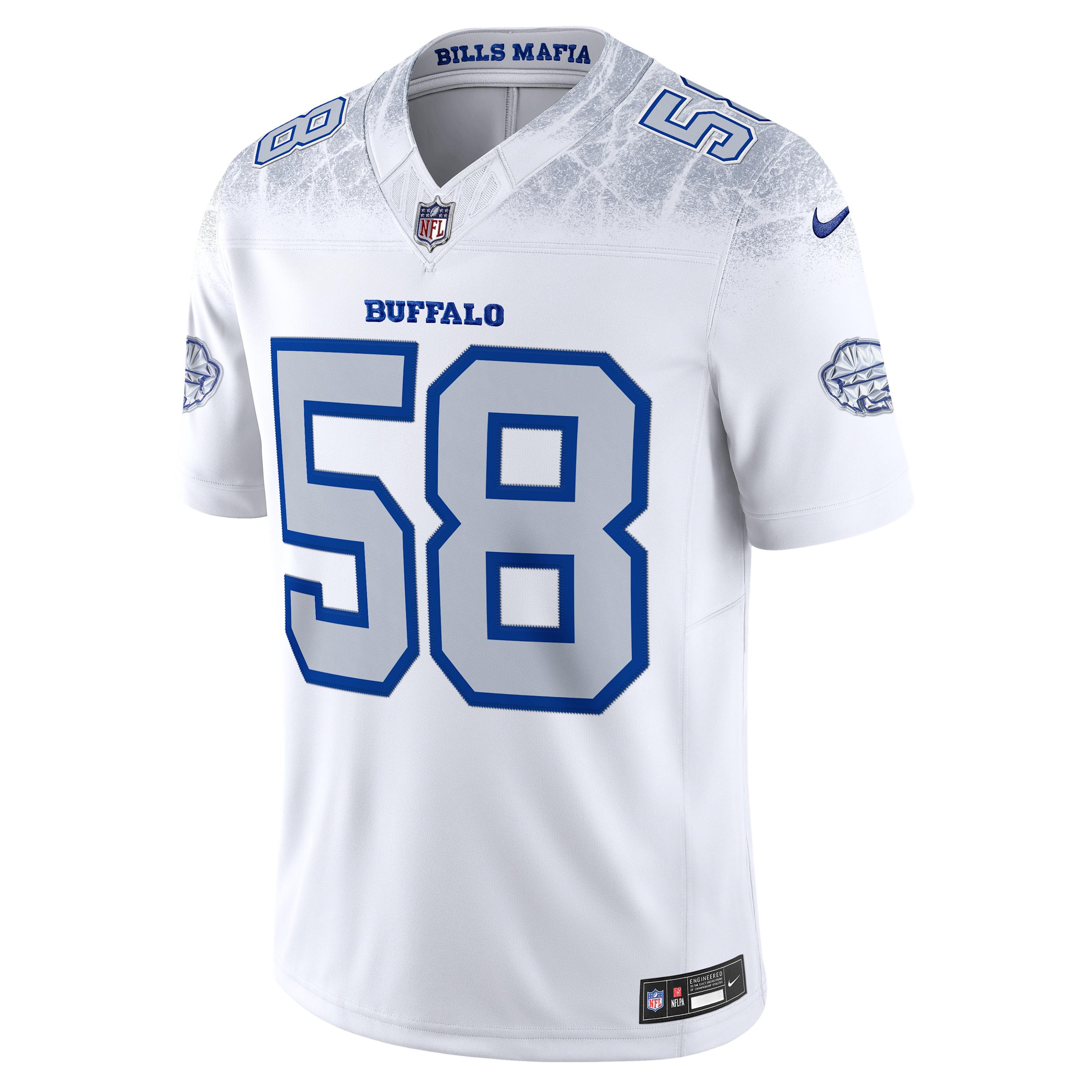Matt Milano Buffalo Bills Rivalries Collection Nike Men's Dri-FIT NFL Limited Jersey by NIKE