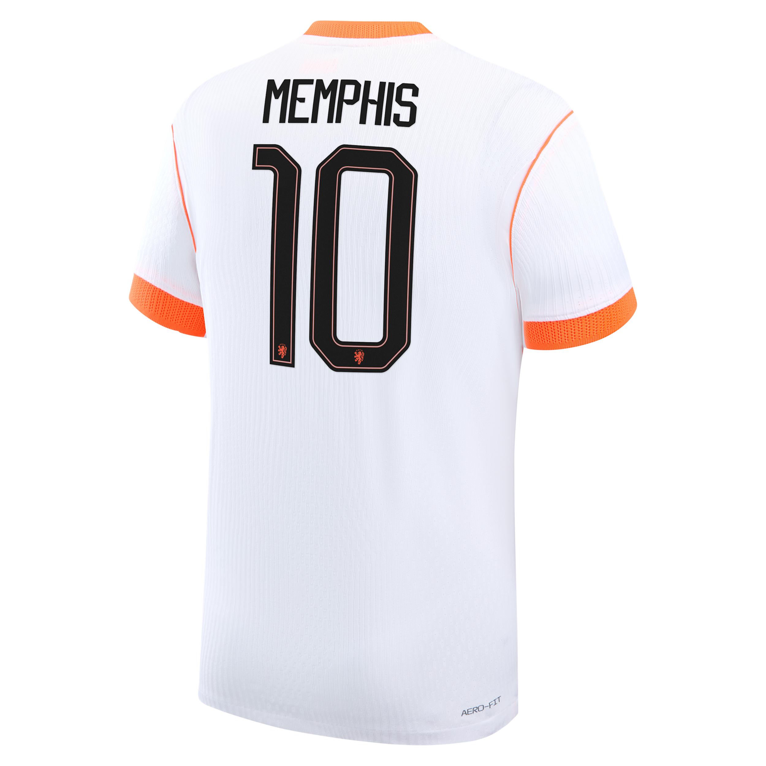 Memphis Depay Netherlands National Team 2026 Match Away Nike Men's Dri-FIT ADV Soccer Jersey by NIKE