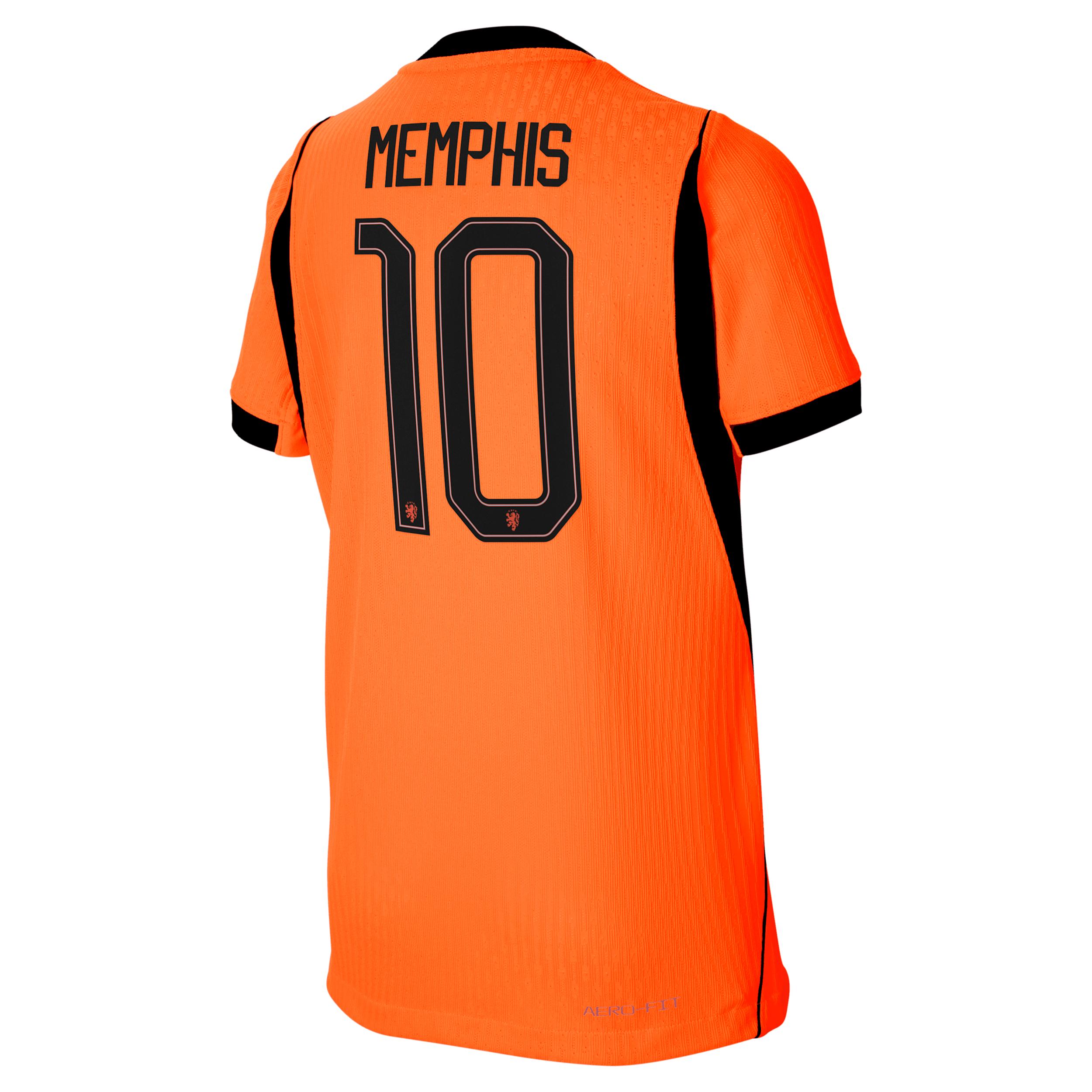 Memphis Depay Netherlands National Team 2026 Match Home Big Kids' Nike Dri-FIT ADV Soccer Jersey by NIKE