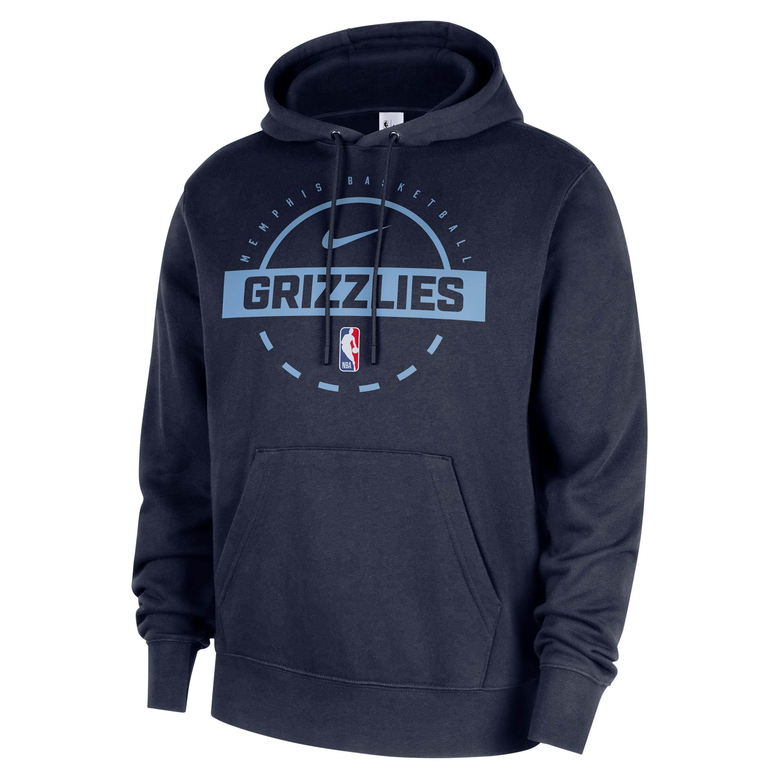 Memphis Grizzlies Club Nike Men's NBA Practice Pullover Hoodie by NIKE