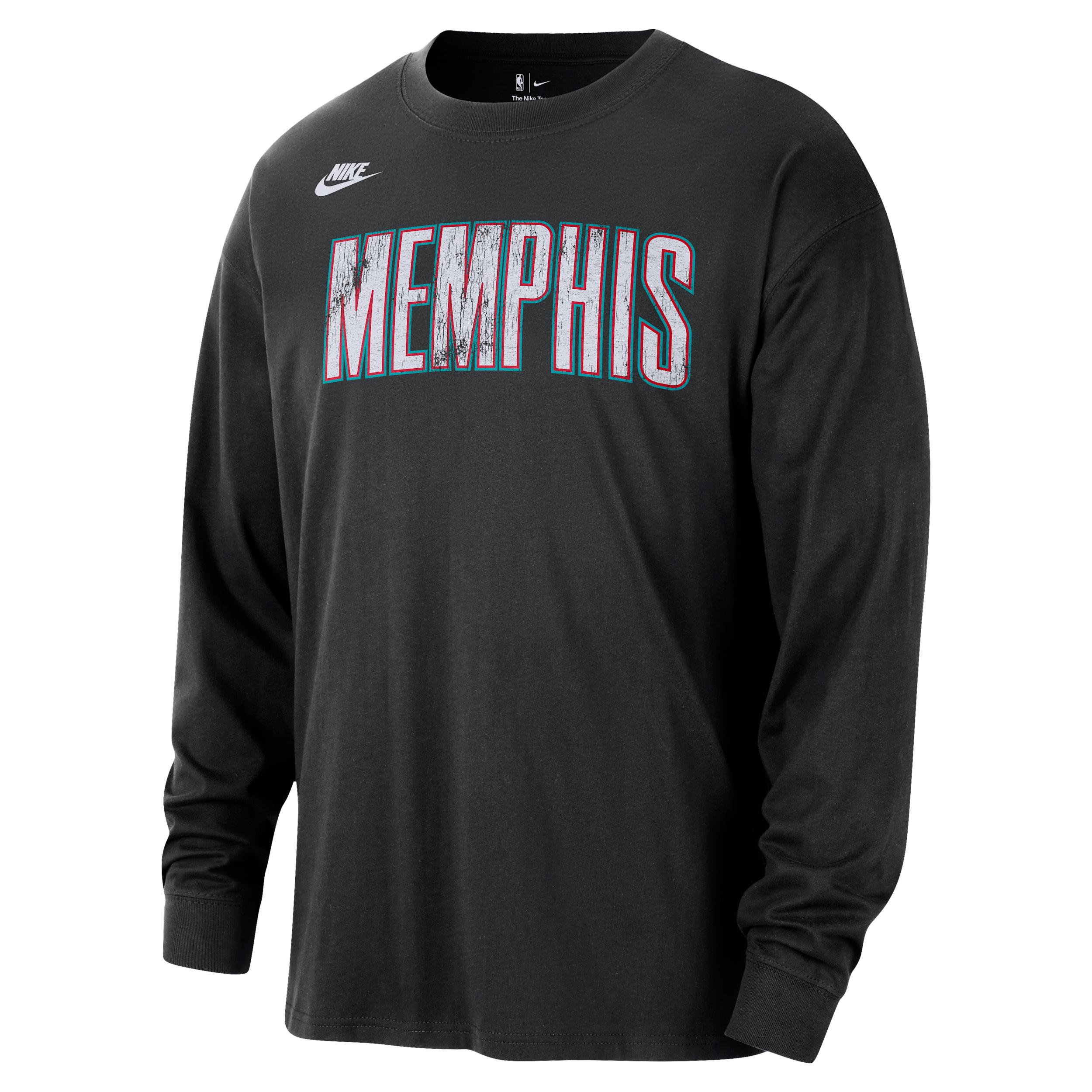 Memphis Grizzlies Hardwood Classic Essential Nike Men's NBA Long-Sleeve T-Shirt by NIKE