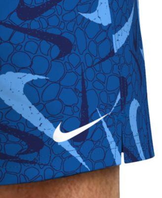 Men's 7" All-Over Logo Print Volley Swim Shorts by NIKE