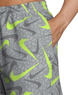 Men's 7" All-Over Logo Print Volley Swim Shorts by NIKE