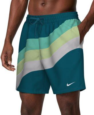 Men's 7" Breaker Brief-Lined Volley Swim Shorts by NIKE