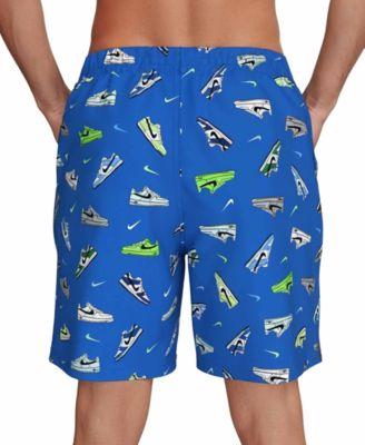 Men's 7" Sneaker Print Volley Swim Shorts by NIKE