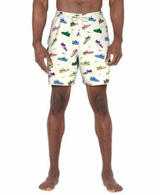 Men's 7" Sneaker Print Volley Swim Shorts by NIKE