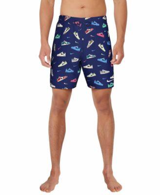 Men's 7" Sneaker Print Volley Swim Shorts by NIKE