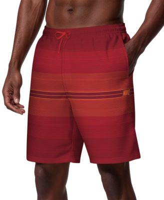 Men's 9" Breaker Stripe Volley Swim Shorts by NIKE