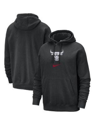 Men's Black Chicago Bulls 2023/24 City Edition Essential Club Pullover Hoodie by NIKE