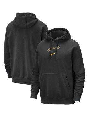 Men's Black Golden State Warriors 2023/24 City Edition Essential Club Pullover Hoodie by NIKE
