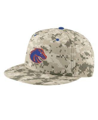 Men's Camo Boise State Broncos Aero True Baseball Performance Fitted Hat by NIKE