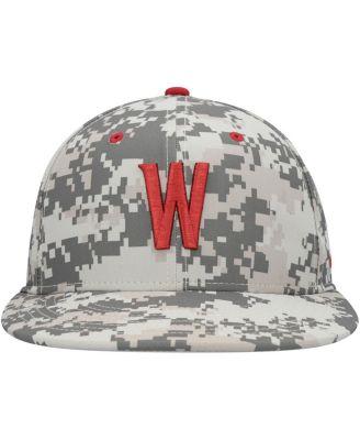 Men's Camo Washington State Cougars Aero True Baseball Performance Fitted Hat by NIKE