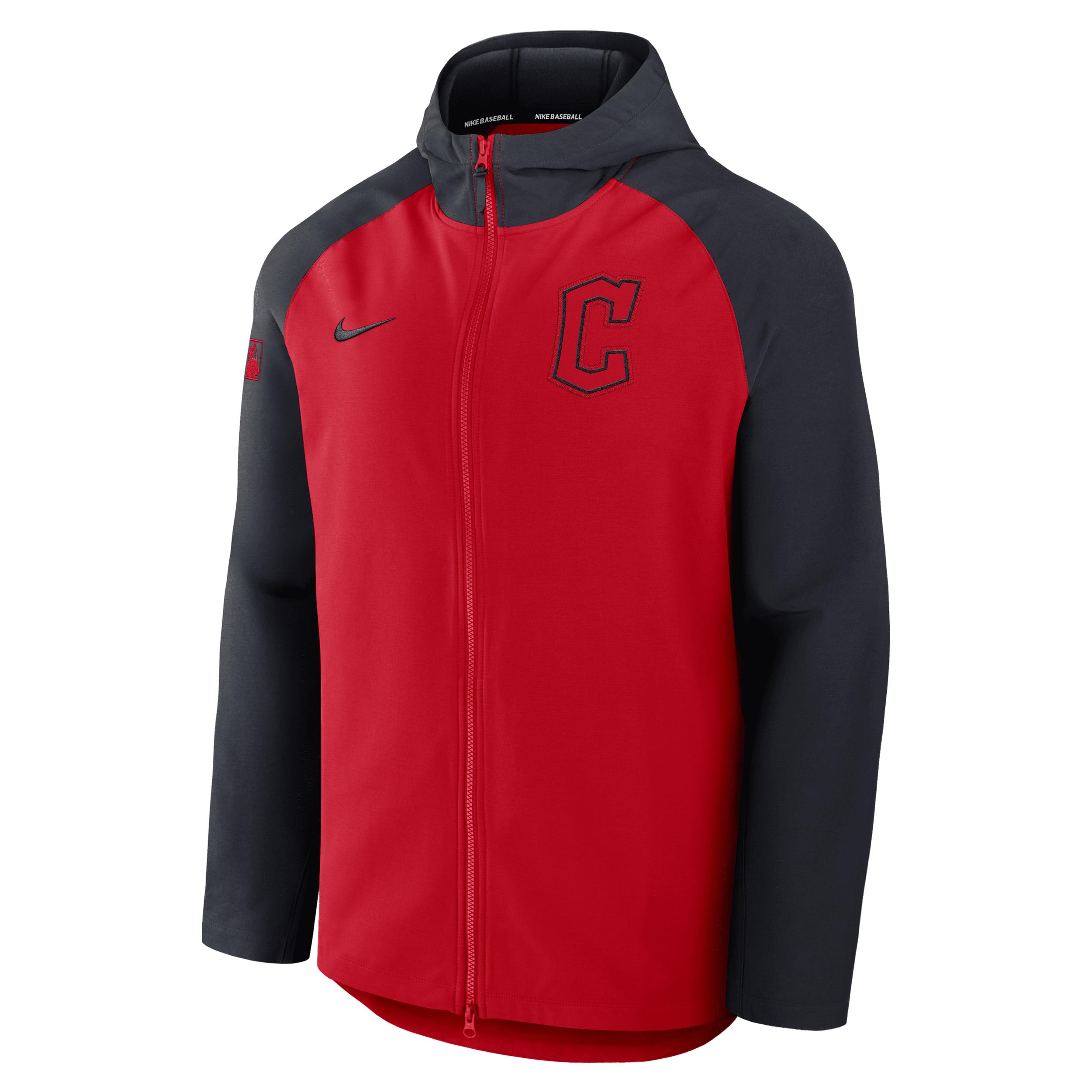 Men's Cleveland Guardians Authentic Collection Menâs Nike Therma MLB Full-Zip Jacket by NIKE