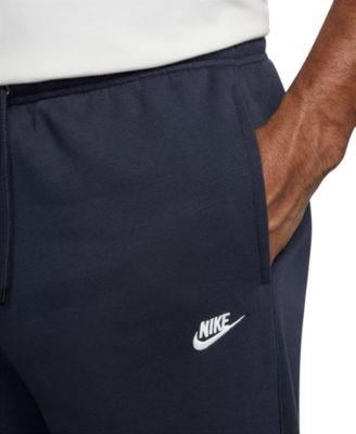 Men's Club Brushed Fleece Open Hem Pants by NIKE