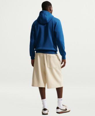 Men's Club Fleece Standard-Fit Logo-Print Hoodie by NIKE