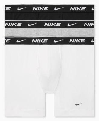 Men's DRI-FIT Essential Cotton Stretch Boxer Briefs, 3-Pack by NIKE
