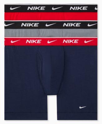 Men's DRI-FIT Essential Cotton Stretch Boxer Briefs, 3-Pack by NIKE