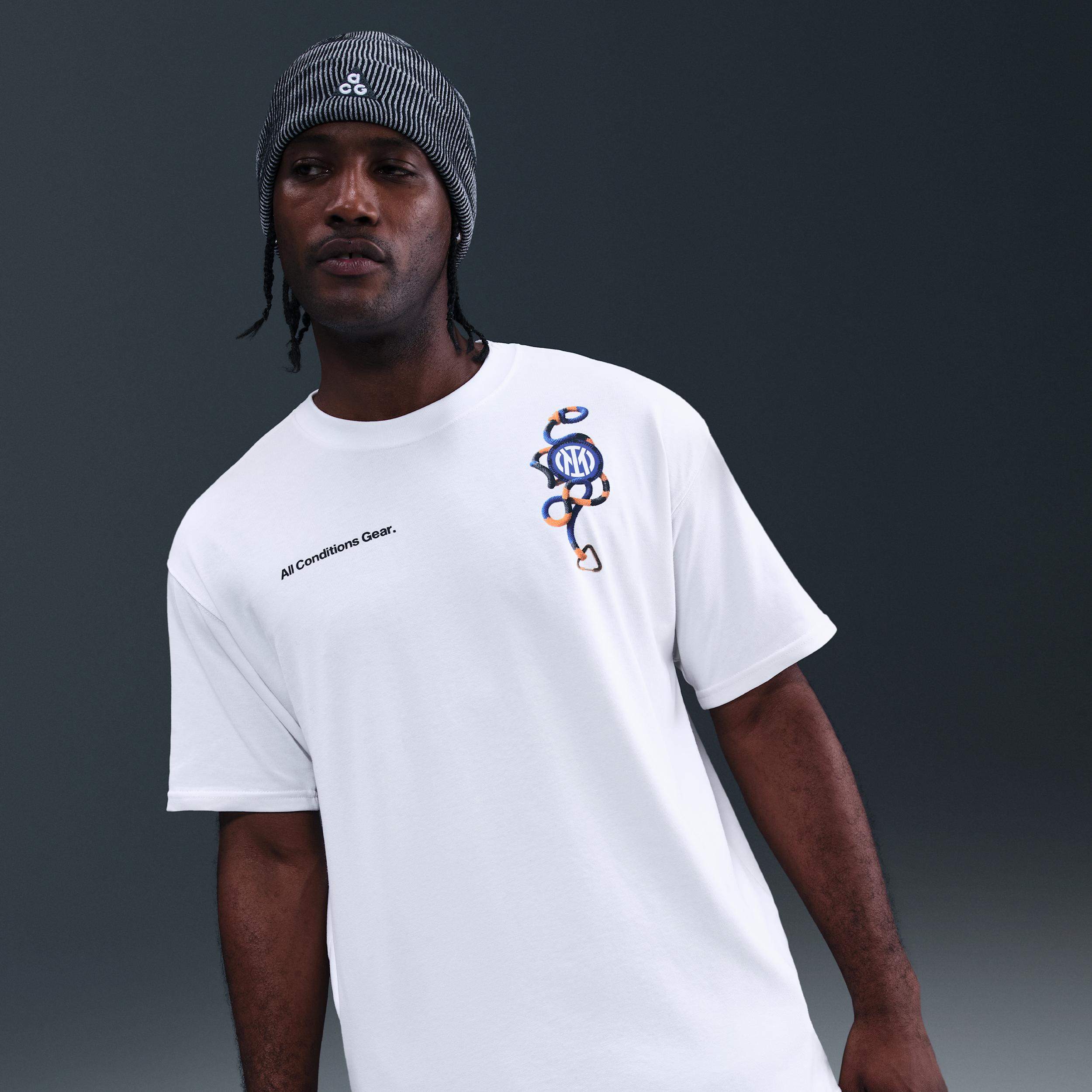 Men's Inter Milan Nike ACG Soccer T-Shirt by NIKE
