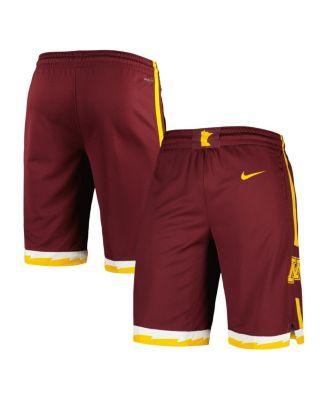 Men's Maroon Minnesota Golden Gophers Replica Performance Basketball Shorts by NIKE