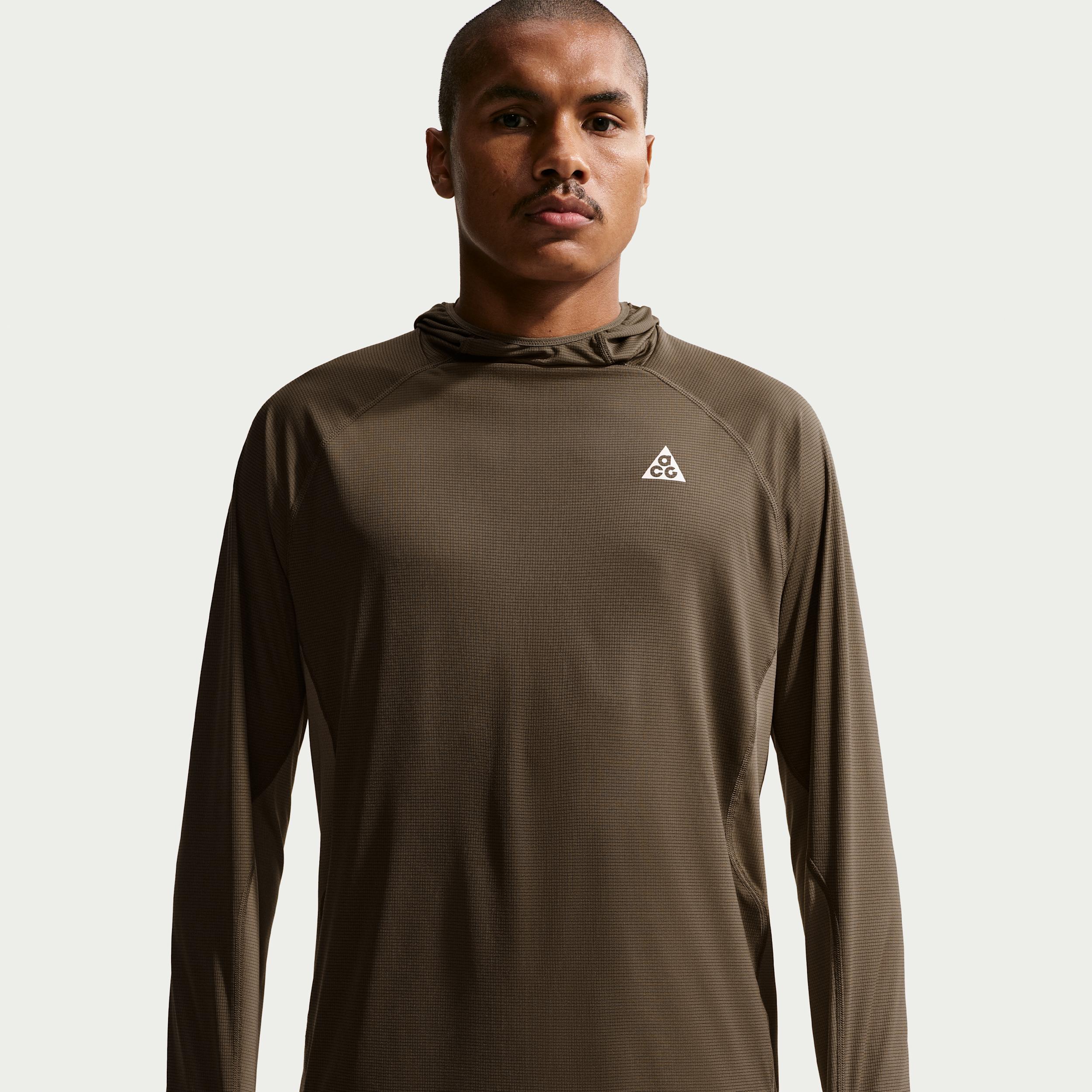Men's Nike ACG "Solar Chase" Dri-FIT UV Protection Hooded Trail Running Top by NIKE