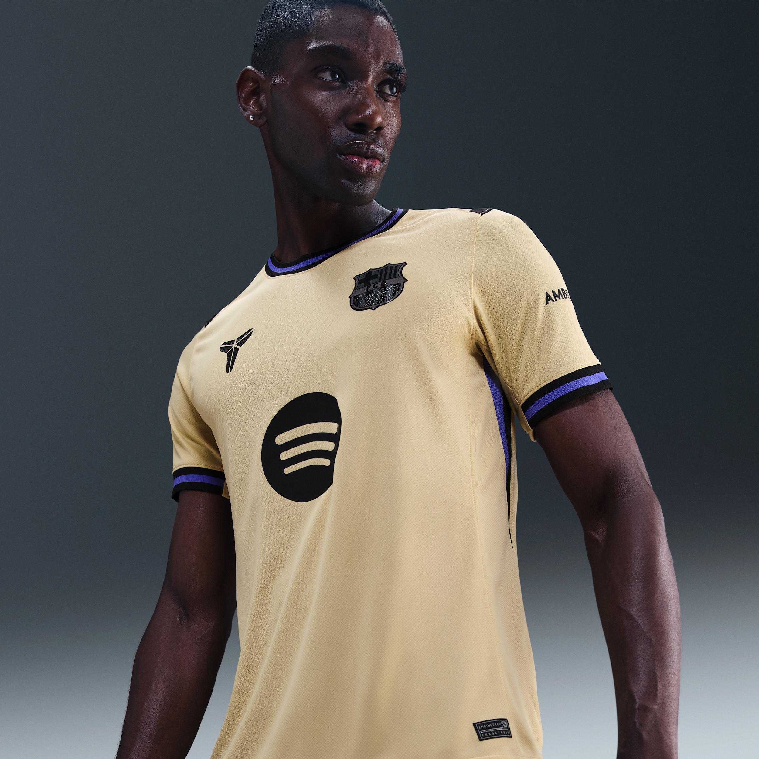Men's Nike FC Barcelona 2025/26 Stadium Away Kobe Dri-FIT Soccer Replica Jersey by NIKE